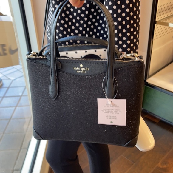 kate spade Handbags - Kate Spade K4625 Shimmy Glitter Satchel Crossbody